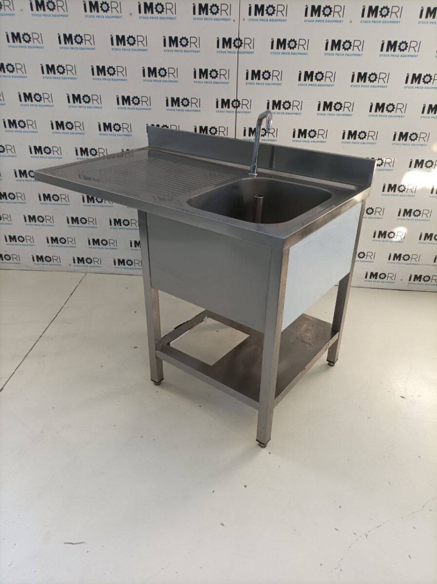Lavello con vasca inox e sgocciolatoio sinistra usato