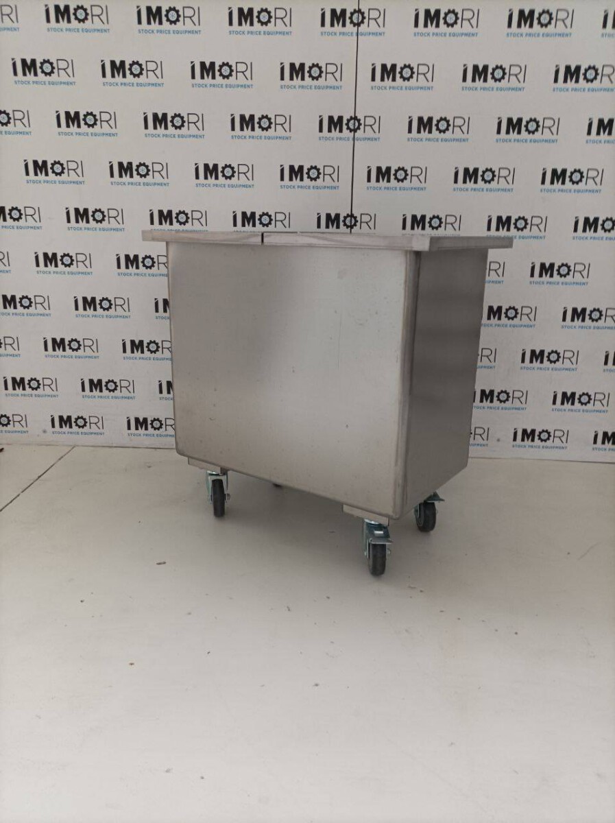 TRAMOGGIA SU RUOTE IN ACCIAIO INOX