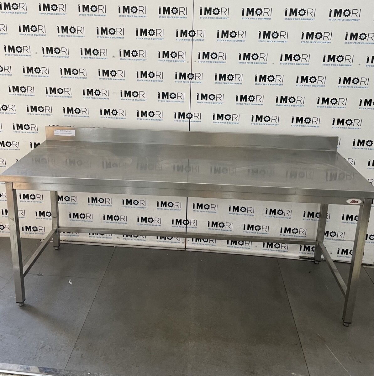 Tavolo da lavoro professionale in acciaio inox 200X70H85
