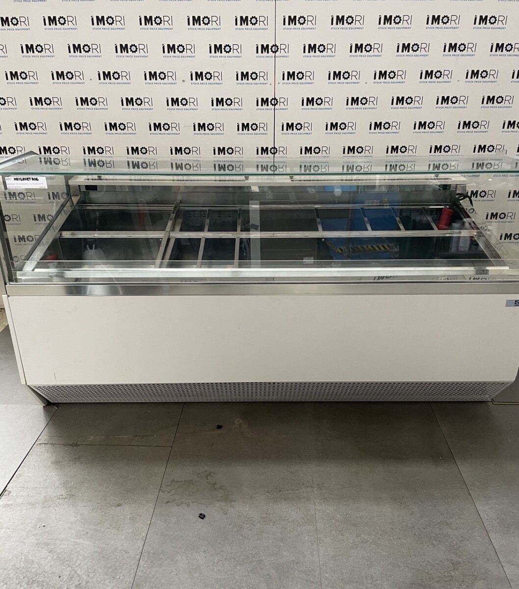 Vetrina isa supercapri 170+50 plus  gelateria h117 doppia temperatura usata