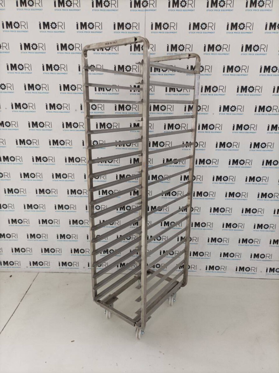 Carrello porta teglie inox  60×40