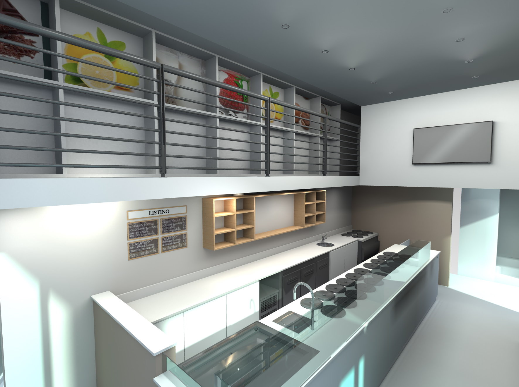 Arredo gelateria orion usato