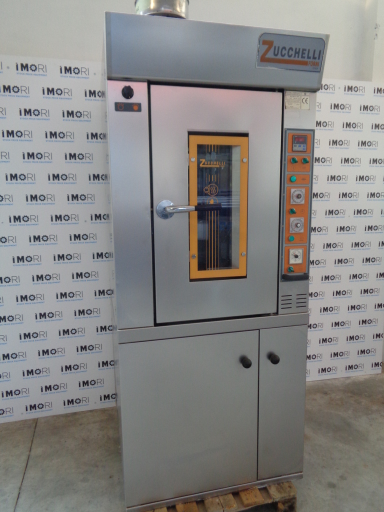 Forno rotativo usato Zucchelli Minicombo 10 teglie 6040