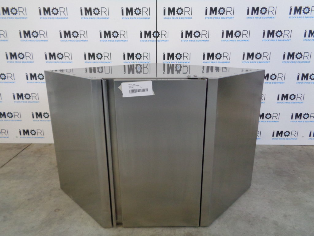 Pensile a parete usato armadiato ad angolo in acciaio inox 70x70x60h