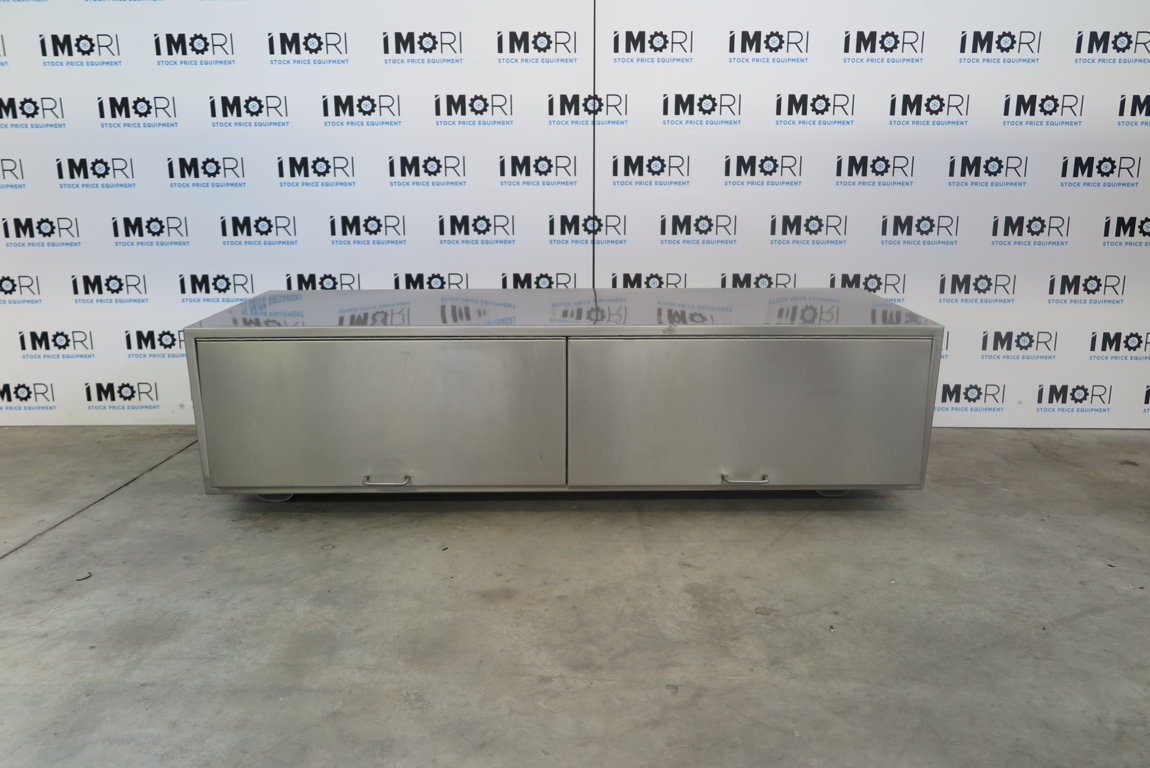 Pensile a parete usato armadiato in acciaio inox 130x40x30h