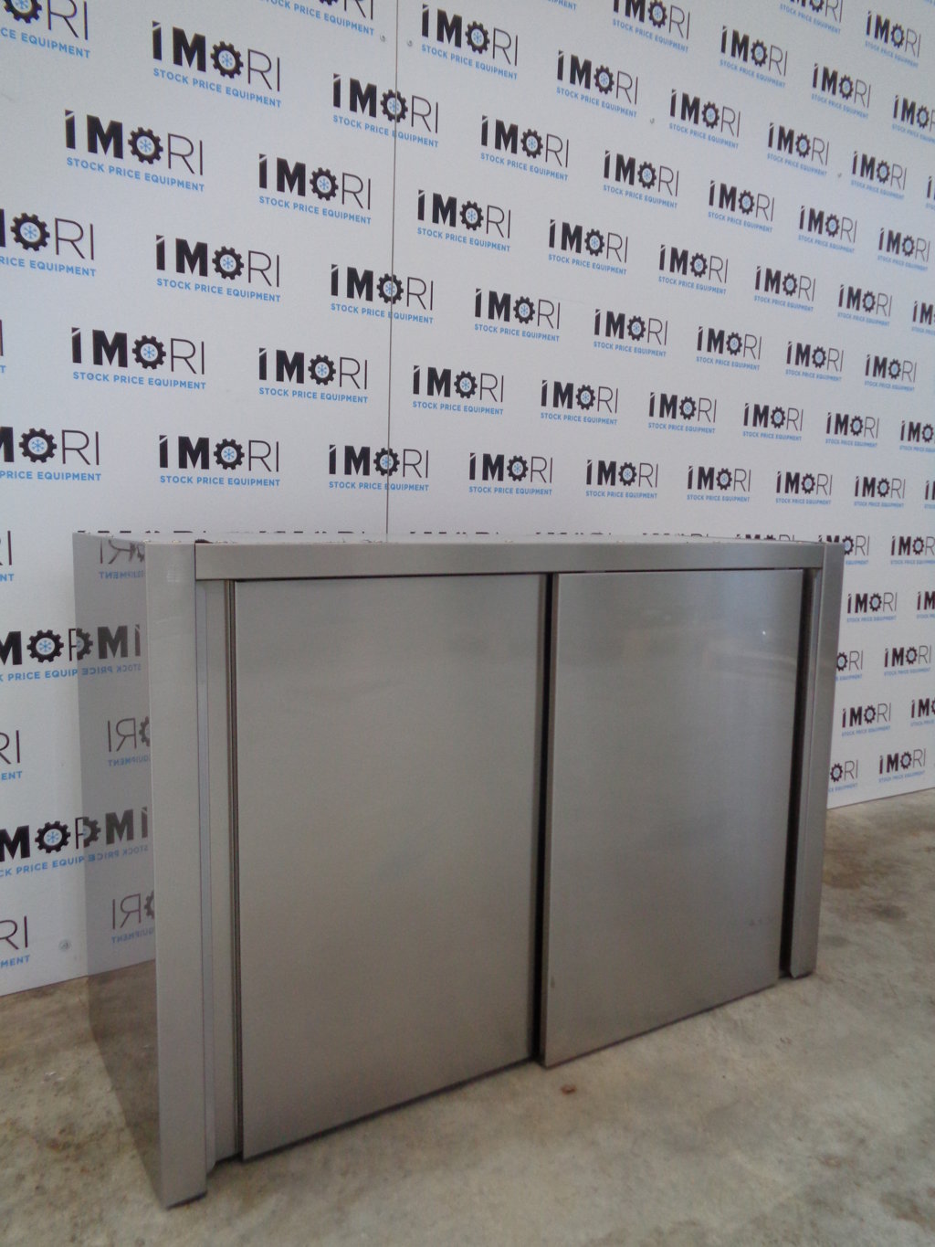 Pensile a parete usato armadiato in acciaio inox 120x40x66h