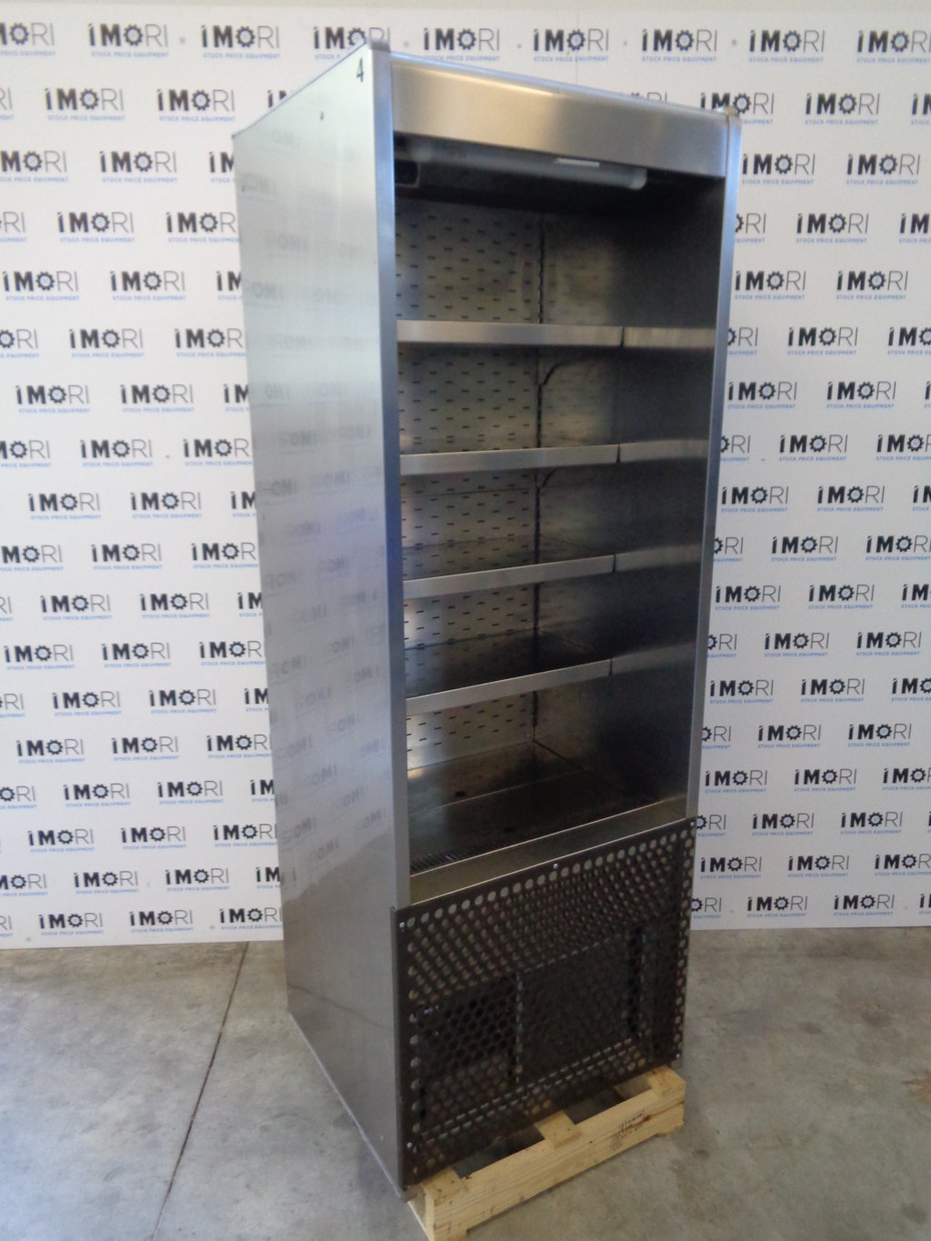 Espositore murale inox usato refrigerato tn