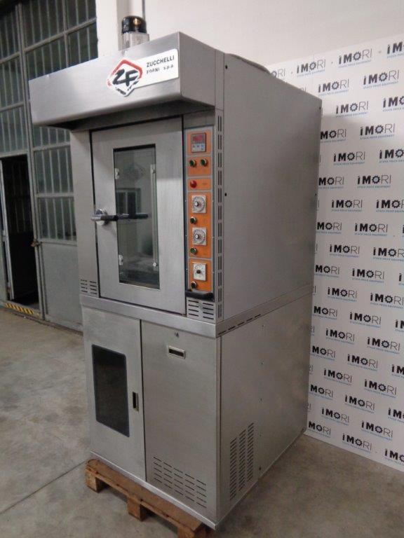 Forno rotativo usato zucchelli minicombo 8 teglie 6040 a gas