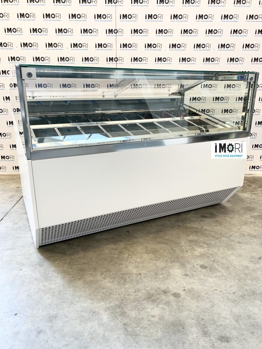 VETRINA GELATERIA ISA SUPERCAPRI 170 PLUS H117 usata