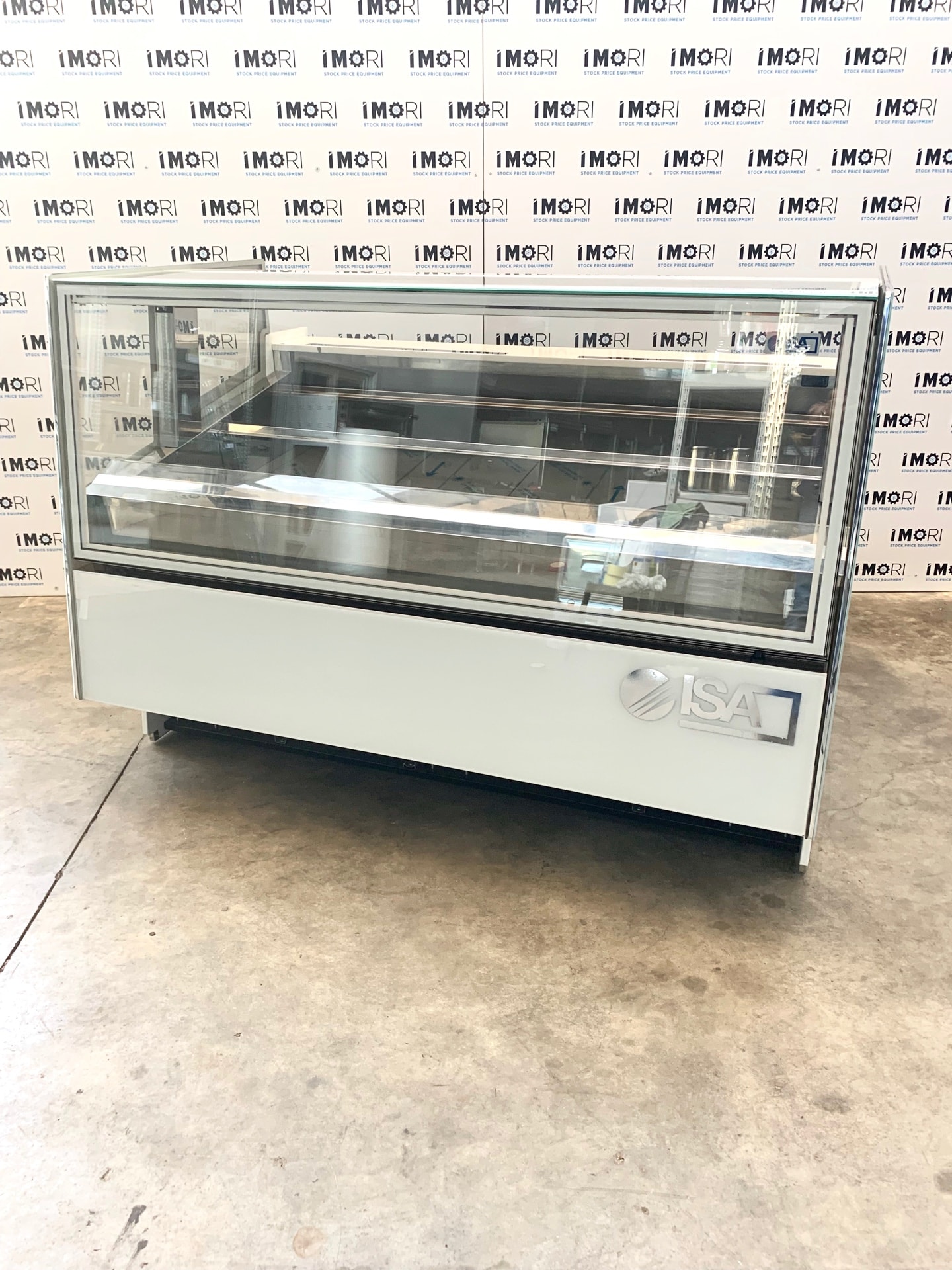 Vetrina gelateria nuova Isa Kaleido 170 h117 bianca a