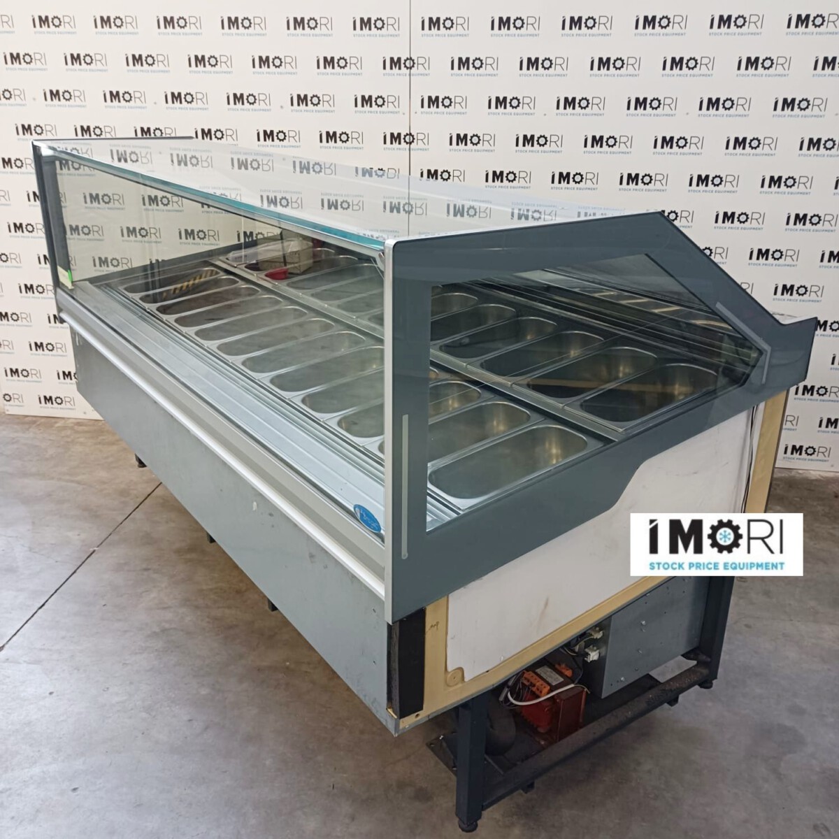 VETRINA GELATERIA USATA ITAL PROGET 24 GUSTI DREAM BASE ARIA